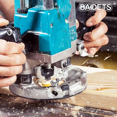 Router Bits 1/4 Inch Shank - BAIDETS 35Pcs 1/4" Router Bit Set for Professional and Beginners Carpenter Woodworking Projects in Kuwait