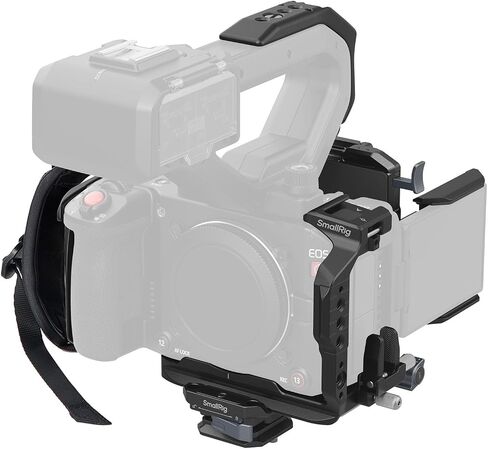 SmallRig Cage for Canon C50 with Cable Clamp for HDMI, Modular Design C50 Camera Rig, Included Cold Shoe, QD Socket, Plate for Arca and Detachable NATO Rail, Compatible with Original XLR Handle - 5656 in Kuwait