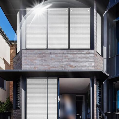 Aluminum Foil Sunscreen Insulation Film,Blackout Privacy Window Film,Balcony Glass Reflective Heat Control Window Tint(85x150cm/33''x59'') in Kuwait