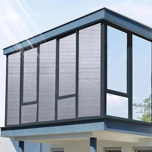Total Blackout Privacy Reflective Window Film,Thermal Insulation Shield,Aluminum Foil Sun Visor(30x60cm/12''x24'') in Kuwait