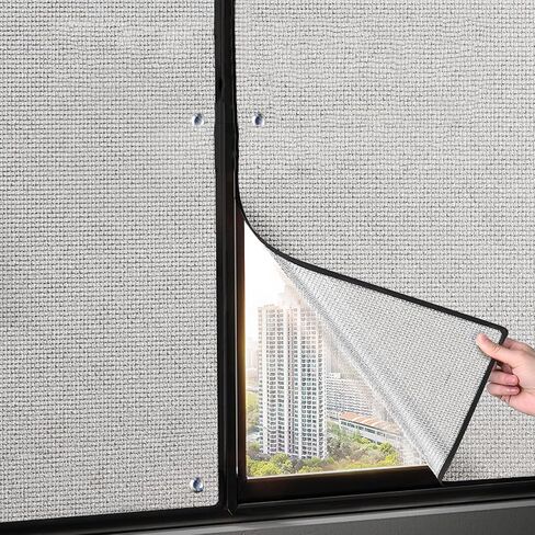 Thermal Insulation Reflective Film,Privacy Film for Glass Windows,Heat Control Window Tint(30x170cm/12''x67'') in Kuwait