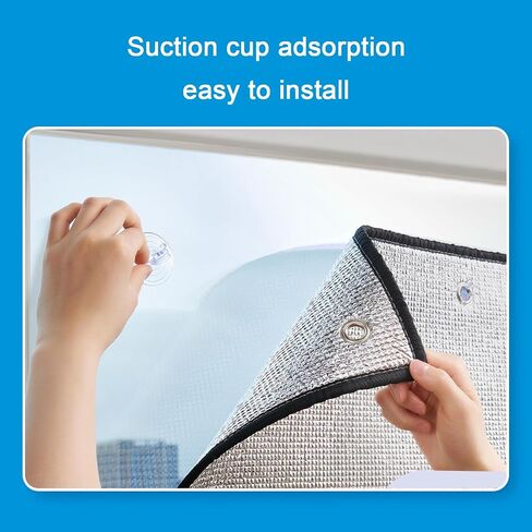 Thermal Insulation Reflective Film,Privacy Film for Glass Windows,Heat Control Window Tint(30x170cm/12''x67'') in Kuwait