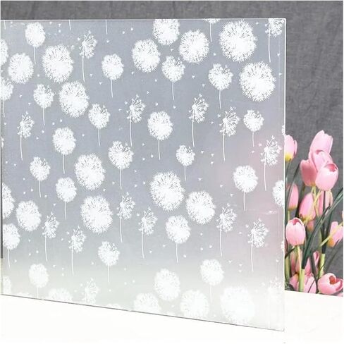 Window Privacy Film Glass Stickers, Blowball Removable Static Non-Adhesive for Doors Home Living Room for Room(45x200cm) in Kuwait