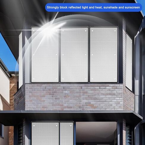 Total Blackout Reflective Window Film,Privacy Window Film,Aluminum Foil Sunscreen Heat Insulation Film(35x180cm/13.8''x71'') in Kuwait