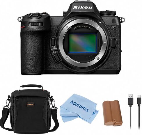 Nikon Z6III Mirrorless Camera with FTZ II Mount Adapter, Bundle with, Extra Battery, Shoulder Bag, 1-Year Nikon Warranty. in Kuwait