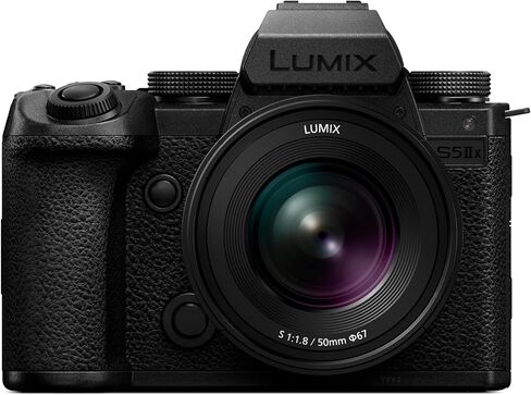 Panasonic LUMIX S5IIX Mirrorless Camera, 24.2MP Full Frame with Phase Hybrid AF, Unlimited 4:2:2 10-bit Recording, 5.8K Pro-Res, RAW Over HDMI, IP Streaming with 20-60mm F3.5-5.6 Lens - DC-S5M2XKK | Verified Key Highlights: 24.2 MP Full-Frame CMOS Sensor, in Kuwait