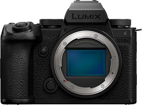 Panasonic LUMIX S5IIX Mirrorless Camera, 24.2MP Full Frame with Phase Hybrid AF, Unlimited 4:2:2 10-bit Recording, 5.8K Pro-Res, RAW Over HDMI, IP Streaming with 20-60mm F3.5-5.6 Lens - DC-S5M2XKK | Verified Key Highlights: 24.2 MP Full-Frame CMOS Sensor, in Kuwait