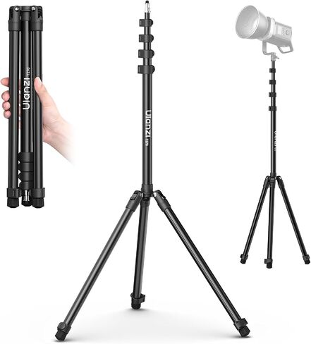 ULANZI T270 Light Stand - 8.8FT/270cm Adjustable Photography Light Stand Tripod, Aluminum Portable Studio Lighting Stand for Softbox, LED Video Light, Reflector, Strobe, Photo Video Photography | Aluminum Portable Studio Lighting Stand for Softbox, LED Vi in Kuwait