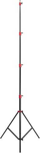 Flashpoint Pro Air-Cushioned Heavy-Duty Light Stand (Red, 13') in Kuwait