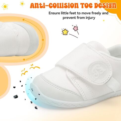 JIASUQI Baby Toddler Shoes for Boys Tennis Shoes Girls Barefoot Sneakers for Toddler in Kuwait