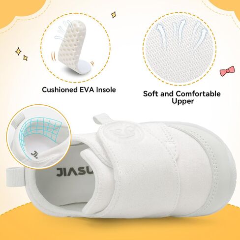 JIASUQI Baby Toddler Shoes for Boys Tennis Shoes Girls Barefoot Sneakers for Toddler in Kuwait