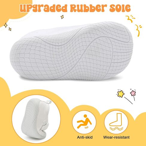 JIASUQI Baby Toddler Shoes for Boys Tennis Shoes Girls Barefoot Sneakers for Toddler in Kuwait