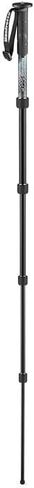 Manfrotto Element MII MMELMIIA5BK, Lightweight 5-Section Aluminium Travel Camera Monopod, with Wrist Strap, Rubber Grip, Twist Locks, Load up 15kg, for Compact Cameras, Mirrorless, DSLR, Black in Kuwait