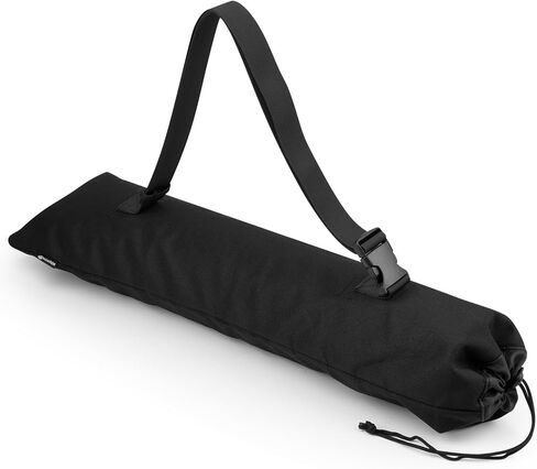 Travel Case for Cell Phone Tripod Selfie Stick | Nylon Monopod Storage Bag with Strap, Fits Folded Extendable Tripod up to 19.5" x 4.5" x 4.5", Black, Bag Only in Kuwait