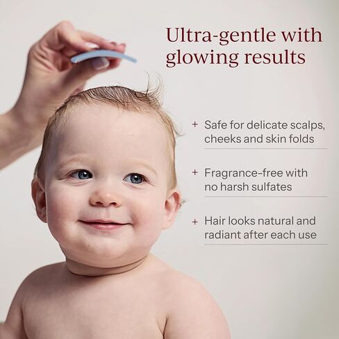 Buddle 3-Piece Baby Cradle Cap System with Foam Cleanser, Comb and Brush | No-Rinse Micellar Foam, Fine-Tooth Comb, Dual-Sided Brush and Sponge, Gentle Scalp Care for Newborns and Infants in Kuwait