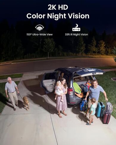 REOLINK Solar Floodlight Security Cameras Wireless Outdoor, Up to 1000lm | 2 Pack, AI/PIR Motion-Activated Floodlight, 2K 150° Color Night Vision, Light & Siren Alarm, Two-Way Talk, WiFi 6 2.4/5GHz in Saudi Arabia