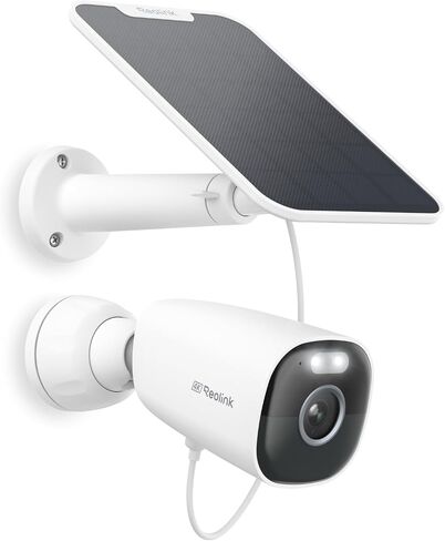 REOLINK 4K Solar Security Camera Wireless Outdoor 2.4/5GHz WiFi, 4 Cam Kit | 8MP Color Night Vision, Solar-Powered, Smart Detection, Encrypted 1 Year Local Storage, No Subscriptions, IP66 Waterproof in Saudi Arabia