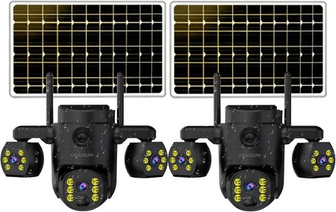 Triple Lens Outdoor Wireless Security Camera, Outdoor Cameras for Home Security, Color Night Vision, Outdoor Camera Two Way Audio for Home and Farm in Kuwait