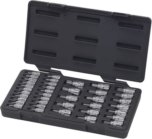 GEARWRENCH 39 Pc. 1/4" & 3/8" Drive Pass-Thru™ Bit Socket Set, Standard Hex/Slotted/Phillips®/Torx, SAE/Metric - 890040 in Kuwait