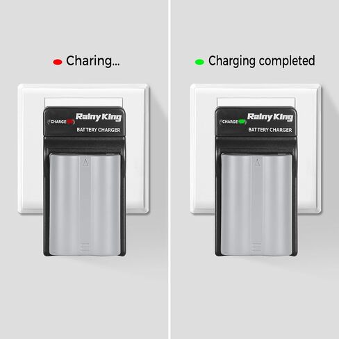 EN-EL3e/EN-EL3/EN-EL3a Battery Charger,Replacement for MH-18, MH-18a,MH-19 Charger, Compatible with Nikon D100, D100 SLR, D200, D300, D300s, D50, D70, D70s, D80, D90, DSLR D700, E880 in Kuwait