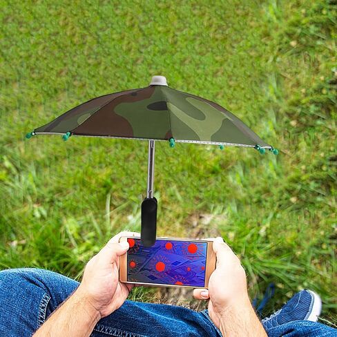 Umbrella for Phone Shade Mobile Phone Clip on Sun Shield | Glare Blocking Cellphone Accessories, Lightweight Travel Supplies for Car Beach Pool Camping in Kuwait