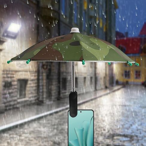 Umbrella for Phone Shade Mobile Phone Clip on Sun Shield | Glare Blocking Cellphone Accessories, Lightweight Travel Supplies for Car Beach Pool Camping in Kuwait