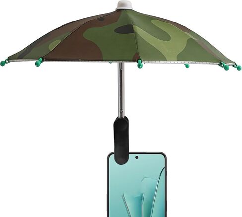 Umbrella for Phone Shade Mobile Phone Clip on Sun Shield | Glare Blocking Cellphone Accessories, Lightweight Travel Supplies for Car Beach Pool Camping in Kuwait