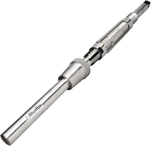 H9 Adjustable Hand Reamer with Solid Pilot | 25/32" - 27/32" (19.8-21.4mm) | High Speed Steel King Pin Reamer | Floating Pilot Sleeve | Precision Line Reaming Tool in Kuwait
