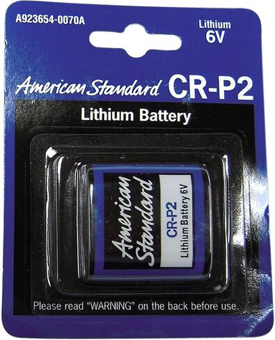American Standard A923654-0070A Selectronic Battery 6 VCR-P2, Black in Kuwait