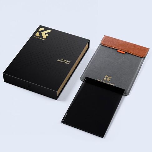 K&F CONCEPT 4" x 5.65" Square ND16 Filter Compatible with Matte Box | Ultra-Slim Optical Glass Square Cinema Neutral Density Filter with 28-Multi Coated for Matte Box-FM701 in Kuwait