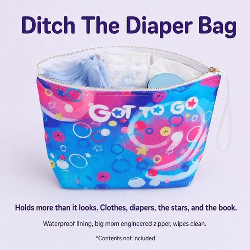 Potty Training Kit - 60 Color-Changing Fizzy Potty Training Stars, Storybook & Waterproof Travel Bag - Non-Toxic Reward for Toddler Boys & Girls, Home or On the Go in Kuwait