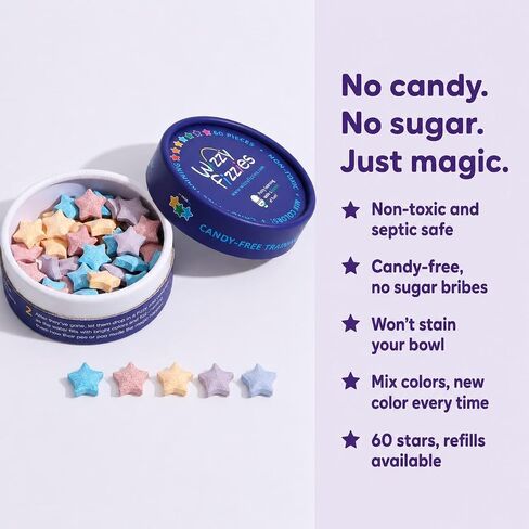 Potty Training Kit - 60 Color-Changing Fizzy Potty Training Stars, Storybook & Waterproof Travel Bag - Non-Toxic Reward for Toddler Boys & Girls, Home or On the Go in Kuwait