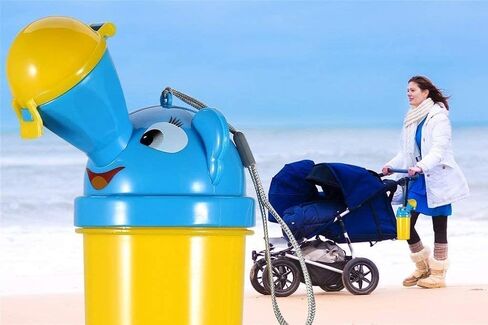 [500ML] Portable Baby Child Kids Travel Potty with Clean Brush,Hygienic Leak Proof Urinal Emergency Toilet for Camping,Car Travel,Outside,Park.Kid Toddler Pee Training Cup,Pee Bottle for Kids,Boy in Kuwait