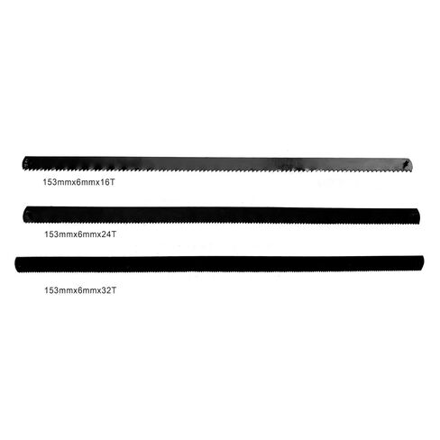 10pcs 6" x 0.24" x 0.016" Scroll Saw Blades Pin End High Carbon Steel 24T Scroll Saw Blade for Wood Metal Plastic Cutting in Kuwait