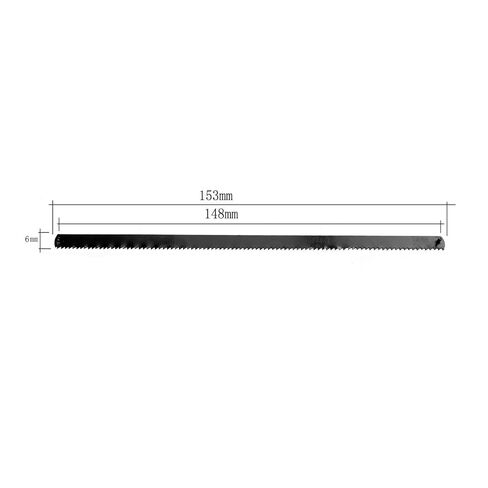 10pcs 6" x 0.24" x 0.016" Scroll Saw Blades Pin End High Carbon Steel 24T Scroll Saw Blade for Wood Metal Plastic Cutting in Kuwait