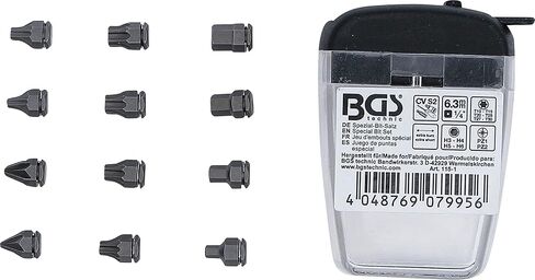 BGS 115-1 | Special Bit Set | Drive Hex Socket 6.3 mm (1/4 Inch) | for Item 115 in Kuwait