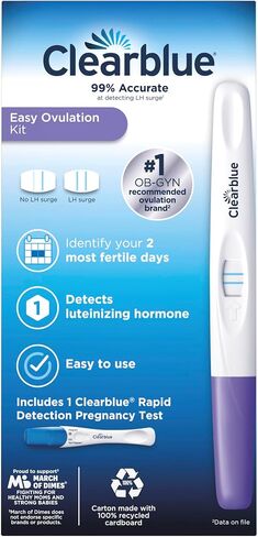 Clearblue Ovulation Complete Starter Kit, 10 Ovulation Tests and 1 Pregnancy Test in Kuwait