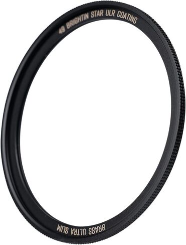 Brightin Star 67mm AERO UV Filter Brass Frame UV Protection Lens Filter Schott B270 99.807% Transmittance 28-Layer Nano Coated Ultra Slim (Black) in Kuwait