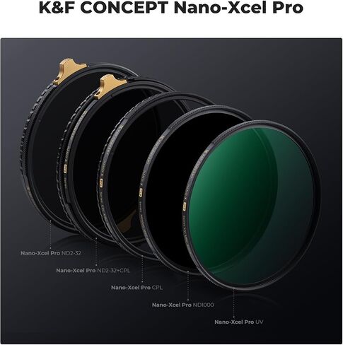 K&F Concept 49mm MC UV Lens Protection Filter Super Slim with 36 Multi-Layer Coatings, High Definition UV Camera Lens Filter (Nano-X PRO Series) in Kuwait