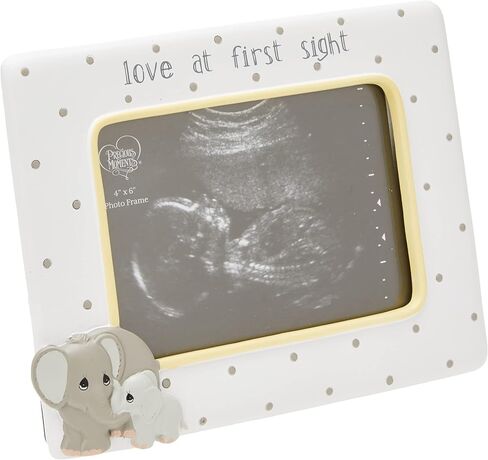 Precious Moments Elephant Love at First Sight Ultrasound 4 x 6 Resin & Glass 183407 Photo Frame One Size Multi in Kuwait
