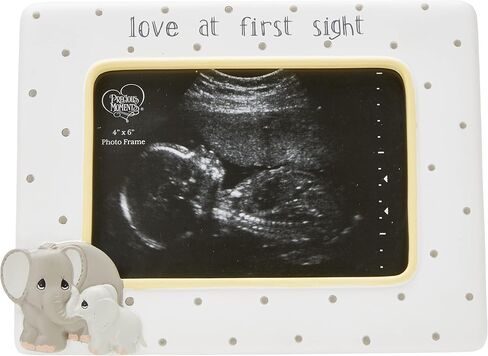 Precious Moments Elephant Love at First Sight Ultrasound 4 x 6 Resin & Glass 183407 Photo Frame One Size Multi in Kuwait