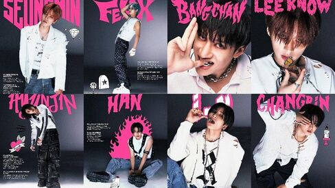 Stray Kids 樂-STAR ROCK-STAR 8th Mini Album CD+Contents+Photocard+Tracking Sealed SKZ (Standard ROLL Version) in Kuwait