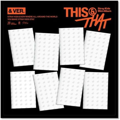 SKZ Stray Kids THIS & THAT [& 8 Ver Set] 10th Mini Album THIS and THAT in Kuwait