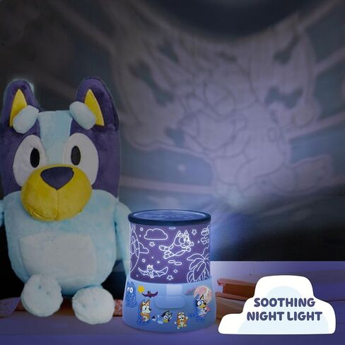 Horizon Group, USA Bluey Decorate Your Own Light Up Projector, Night Light for Kids with Stickers, Toys, Toddler Activities, Crafts in Kuwait
