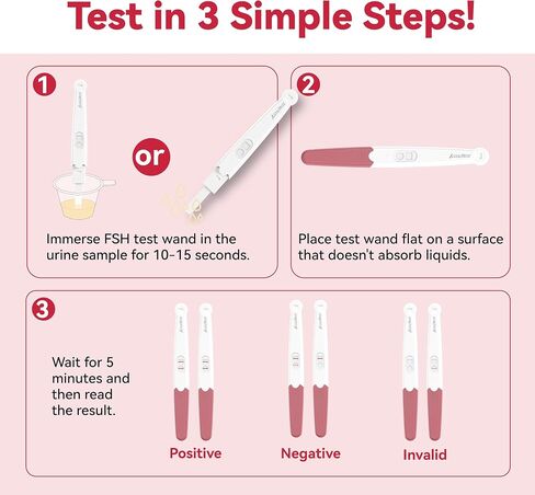 AssuTest Fertility Test for Women - 5 Tests Menopause Test Kit At Home, FSH Test for Perimenopause & Ovarian Reserve, Fast & Reliable Results in Kuwait
