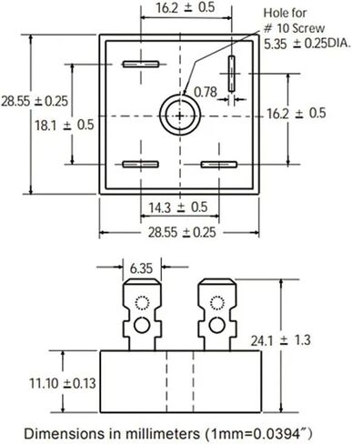 10/20/50/100/200Pcs KBPC806 Bridge Rectifier DIP-4 Square 8A/600V(200Pcs) in Kuwait