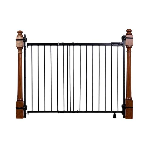 Ingenuity Stairway+ 46W Series No-Drill Baby and Pet Gate, 31"-46" Wide, 32.5" Tall, Hardware or Pressure Mounted, Install Wall to Wall or Bannister to Bannister Without Drilling in Kuwait
