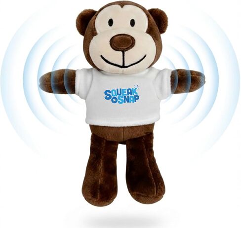 Squeak N Snap™ Plush Monkey Camera Remote for Professional Pet & Baby Photos – Bluetooth Shutter Synced with Squeak for Instant Eye Contact – Thoughtful Gift for Moms & Pet Owners – iPhone & Android in Kuwait