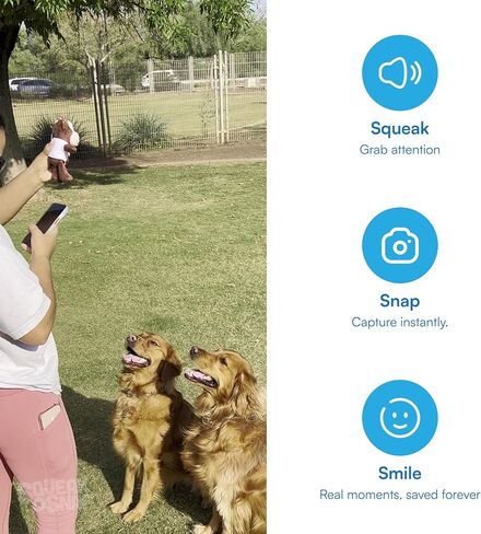 Squeak N Snap™ Plush Monkey Camera Remote for Professional Pet & Baby Photos – Bluetooth Shutter Synced with Squeak for Instant Eye Contact – Thoughtful Gift for Moms & Pet Owners – iPhone & Android in Kuwait