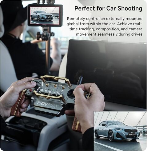 MOVMAX Remote Controller for DJI Osmo Pocket 4/3/2 with Storage Case, Wireless Remote Control with Hall Effect Joystick, Ergonomic Handle Magnetic Attach, DJI Osmo Pocket Accessories in Kuwait